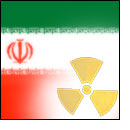 Iran & Nuclear symbol